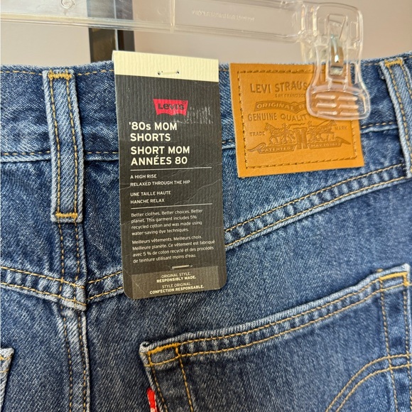 Levi’s 80s Mom Denim Shorts NWT You Sure Can - Medium Wash - Picture 7 of 7